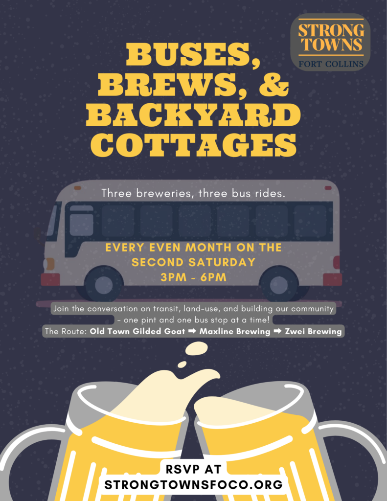 Strong Towns Fort Collins Event Poster
